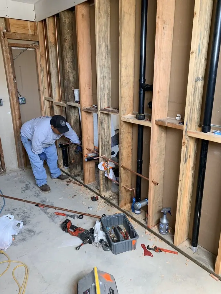 Commercial rough-in plumbing for Gas Line Repair in Rock Harbor